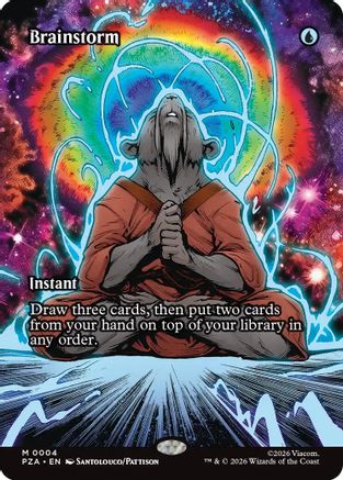 Brainstorm (Borderless) (PZA-004) - Teenage Mutant Ninja Turtles Eternal-Legal Foil - for just $2.08! 