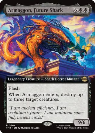Armaggon, Future Shark (Extended Art) (TMT-264) - Teenage Mutant Ninja Turtles Foil - for just $0.56! 