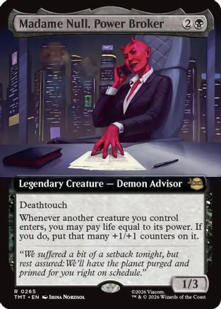 Madame Null, Power Broker (Extended Art) (TMT-265) - Teenage Mutant Ninja Turtles - for just $0.42! 