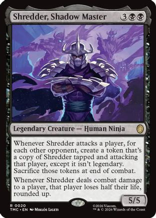 Shredder, Shadow Master (TMC-020) - Commander: Teenage Mutant Ninja Turtles - for just $0.17! 