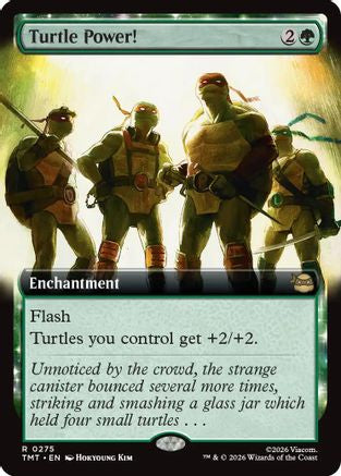 Turtle Power! (Extended Art) (TMT-275) - Teenage Mutant Ninja Turtles Foil - for just $0.17! 