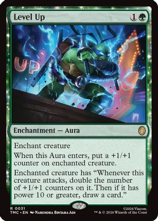 Level Up (TMC-031) - Commander: Teenage Mutant Ninja Turtles Foil - for just $0.66! 