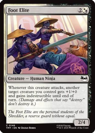 Foot Elite (TMT-146) - Teenage Mutant Ninja Turtles Foil - for just $0.06! 
