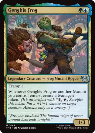 Genghis Frog (TMT-148) - Teenage Mutant Ninja Turtles - for just $0.09! 