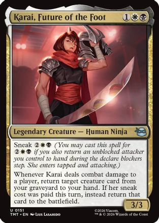 Karai, Future of the Foot (TMT-151) - Teenage Mutant Ninja Turtles - for just $0.10! 