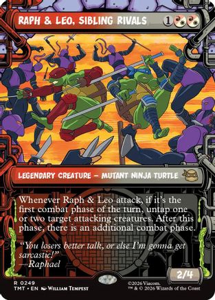 Raph & Leo, Sibling Rivals (Showcase) (TMT-249) - Teenage Mutant Ninja Turtles - for just $0.55! 