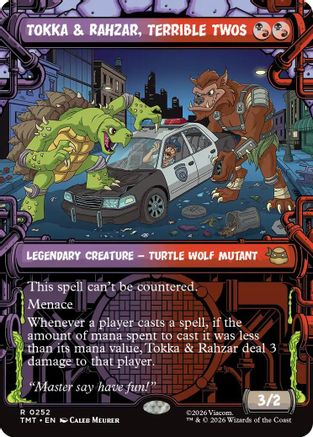 Tokka & Rahzar, Terrible Twos (Showcase) (TMT-252) - Teenage Mutant Ninja Turtles Foil - for just $0.26! 
