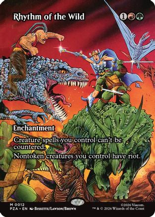 Rhythm of the Wild (Borderless) (PZA-012) - Teenage Mutant Ninja Turtles Eternal-Legal - for just $1.25! 