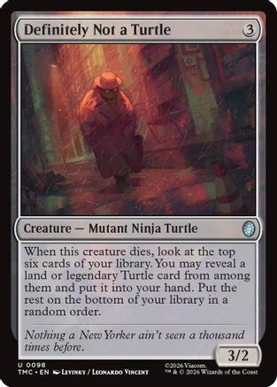 Definitely Not a Turtle (TMC-098) - Commander: Teenage Mutant Ninja Turtles - for just $0.09! 