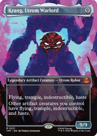 Krang, Utrom Warlord (Borderless) (TMT-221) - Teenage Mutant Ninja Turtles - for just $7.36! 
