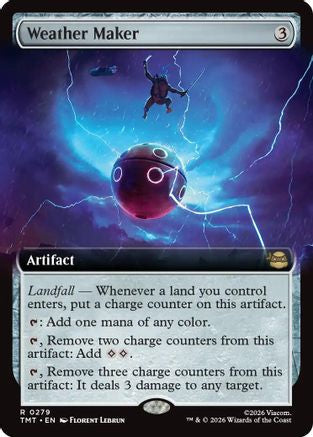 Weather Maker (Extended Art) (TMT-279) - Teenage Mutant Ninja Turtles Foil - for just $0.41! 