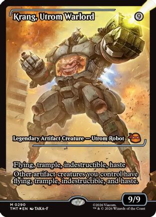 Krang, Utrom Warlord (Showcase) (TMT-290) - Teenage Mutant Ninja Turtles Foil - for just $12.26! 