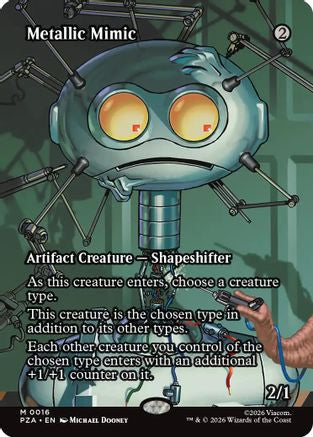 Metallic Mimic (Borderless) (PZA-016) - Teenage Mutant Ninja Turtles Eternal-Legal Foil - for just $0.62! 