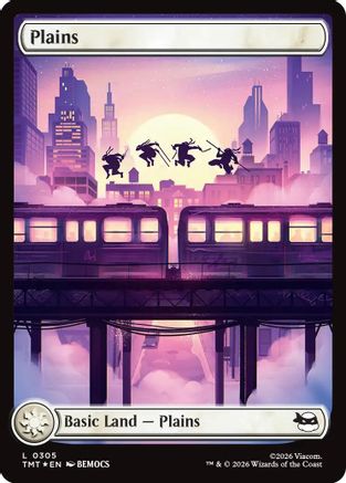 Plains (0305) (Surge Foil) (TMT-305) - Teenage Mutant Ninja Turtles Foil - for just $0.28! 