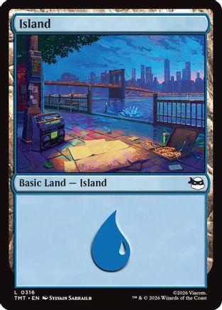 Island (0316) (TMT-316) - Teenage Mutant Ninja Turtles - for just $0.05! 