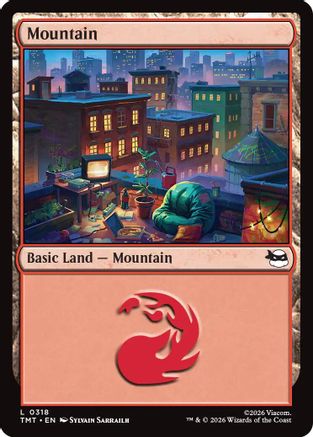 Mountain (0318) (TMT-318) - Teenage Mutant Ninja Turtles Foil - for just $0.08! 