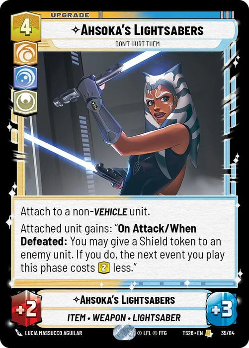 Ahsoka's Lightsabers (35/84) (35/84) [Twin Suns] - for just $1.30! 