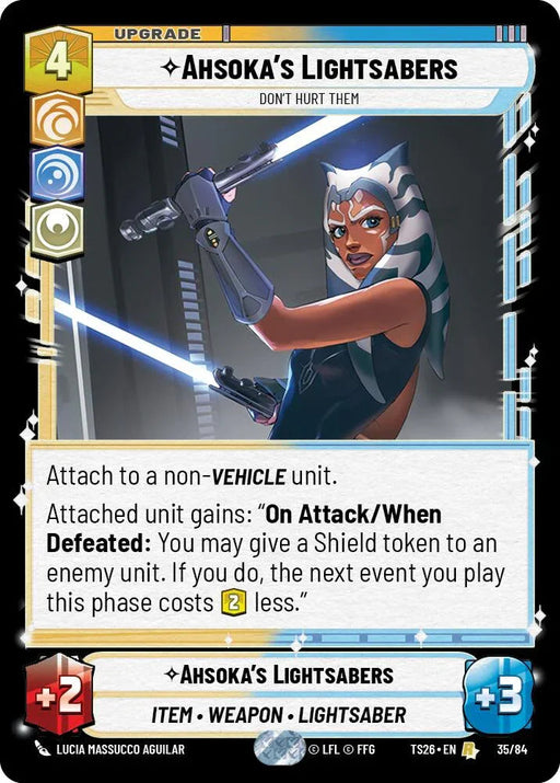 Ahsoka's Lightsabers (35/84) (35/84) [Twin Suns] - for just $0.85! 