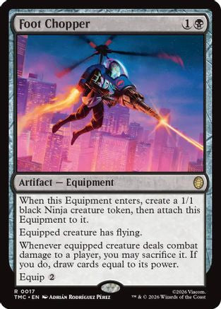Foot Chopper (TMC-017) - Commander: Teenage Mutant Ninja Turtles Foil - for just $0.10! 