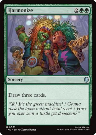 Harmonize (TMC-051) - Commander: Teenage Mutant Ninja Turtles - for just $0.10! 