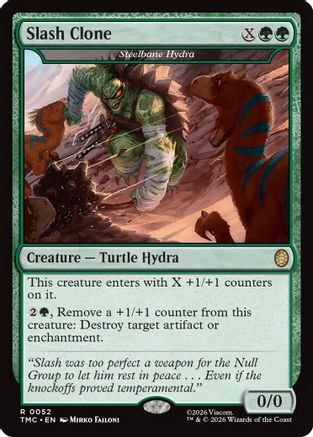 Slash Clone - Steelbane Hydra (TMC-052) - Commander: Teenage Mutant Ninja Turtles - for just $0.12! 