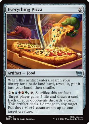 Everything Pizza (TMT-173) - Teenage Mutant Ninja Turtles Foil - for just $0.10! 