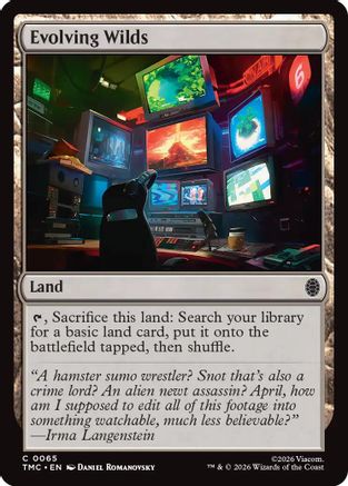 Evolving Wilds (TMC-065) - Commander: Teenage Mutant Ninja Turtles - for just $0.09! 