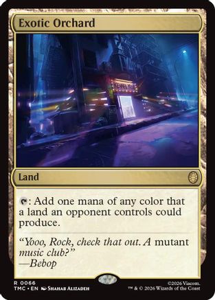 Exotic Orchard (TMC-066) - Commander: Teenage Mutant Ninja Turtles - for just $0.10! 