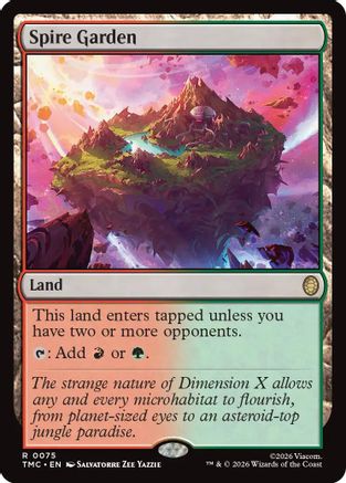 Spire Garden (TMC-075) - Commander: Teenage Mutant Ninja Turtles Foil - for just $1.59! 