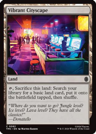 Vibrant Cityscape (TMC-082) - Commander: Teenage Mutant Ninja Turtles - for just $0.09! 