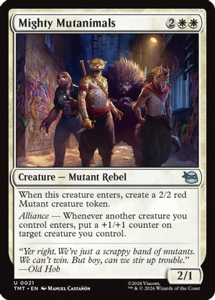 Mighty Mutanimals (TMT-021) - Teenage Mutant Ninja Turtles - for just $0.08! 
