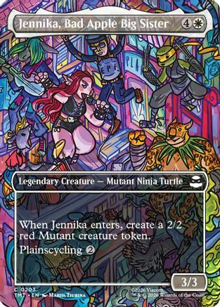 Jennika, Bad Apple Big Sister (Borderless) (TMT-203) - Teenage Mutant Ninja Turtles - for just $0.05! 