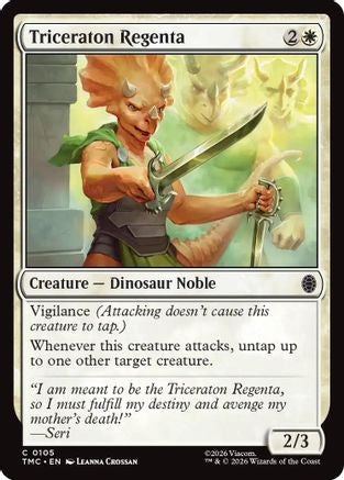Triceraton Regenta (TMC-105) - Commander: Teenage Mutant Ninja Turtles - for just $0.09! 
