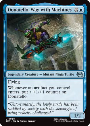 Donatello, Way with Machines (TMT-038) - Teenage Mutant Ninja Turtles - for just $0.06! 