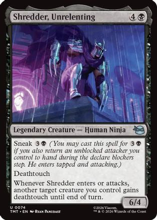 Shredder, Unrelenting (TMT-074) - Teenage Mutant Ninja Turtles - for just $0.07! 