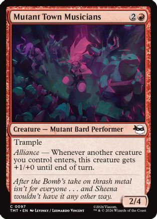 Mutant Town Musicians (TMT-097) - Teenage Mutant Ninja Turtles Foil - for just $0.04! 