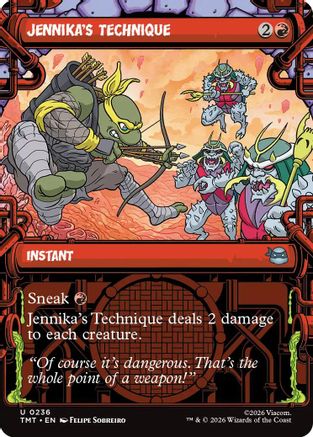 Jennika's Technique (Showcase) (TMT-236) - Teenage Mutant Ninja Turtles - for just $0.07! 