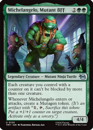 Michelangelo, Mutant BFF (TMT-120) - Teenage Mutant Ninja Turtles - for just $0.08! 