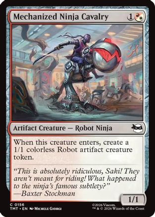 Mechanized Ninja Cavalry (TMT-156) - Teenage Mutant Ninja Turtles Foil - for just $0.05! 