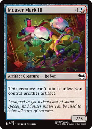 Mouser Mark III (TMT-159) - Teenage Mutant Ninja Turtles Foil - for just $0.04! 