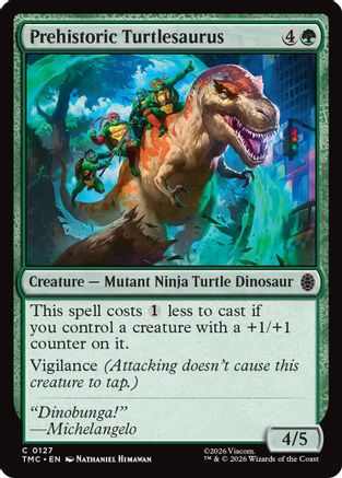 Prehistoric Turtlesaurus (TMC-127) - Commander: Teenage Mutant Ninja Turtles - for just $0.11! 