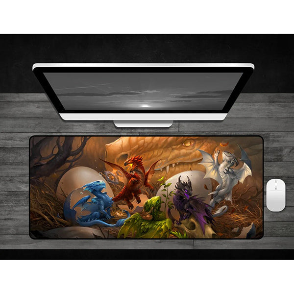 Playmat: Deskmat - Baby Dragons - for just $34.99! 