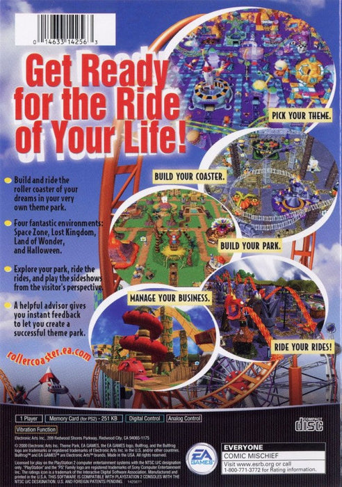Theme Park Roller Coaster – PlayStation 2 (PS2) - for just $7.99! 