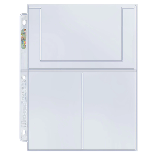 Ultra PRO: Platinum Hologram 3-Pocket Pages - 3-Holes (4" x 6" / 100-Pack) - for just $0! 