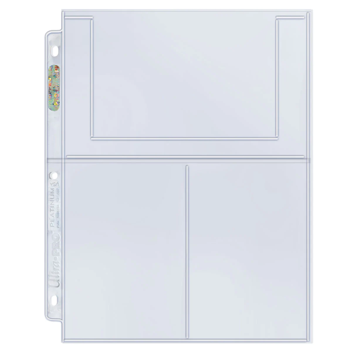 Ultra PRO: Platinum Hologram 3-Pocket Pages - 3-Holes (4" x 6" / 100-Pack) - for just $0! 