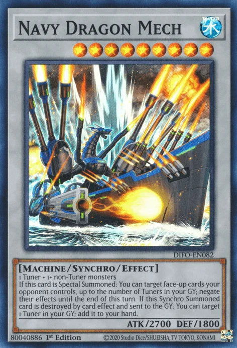 Navy Dragon Mech [DIFO-EN082] Super Rare - for just $0.20! 