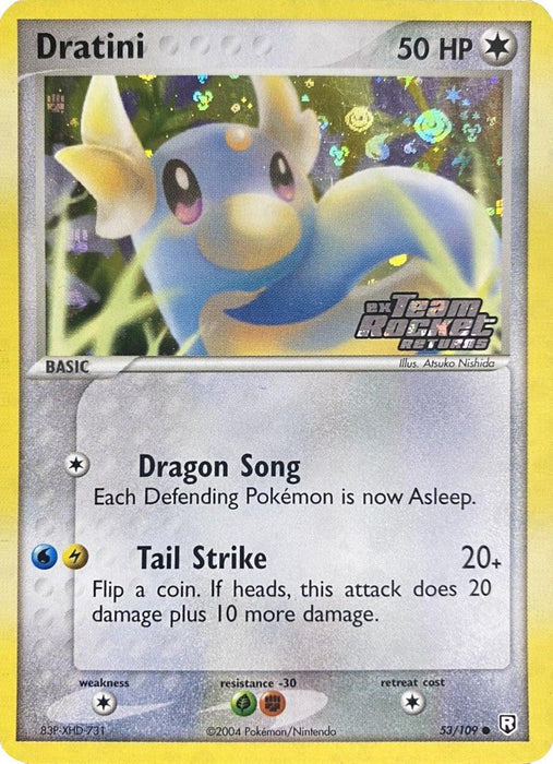 Dratini (53/109) (Stamped) [EX: Team Rocket Returns] - for just $20.85! 