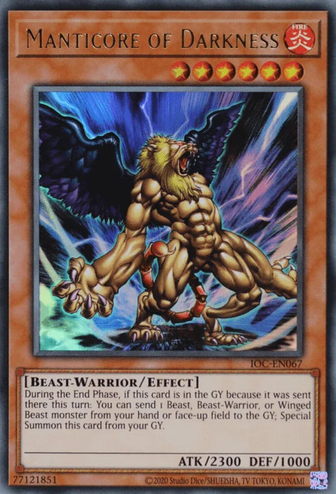 Manticore of Darkness (25th Anniversary) [IOC-EN067] Ultra Rare - for just $1.35! 