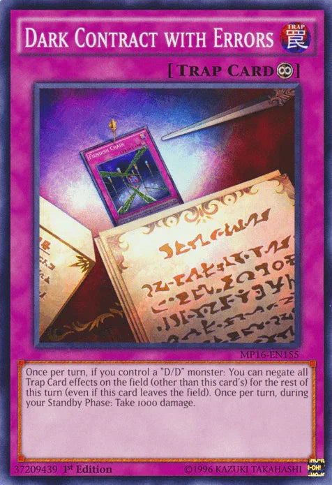 Dark Contract with Errors [MP16-EN155] Common - for just $0.10! 