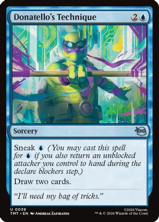 Donatello's Technique (TMT-039) - Teenage Mutant Ninja Turtles Foil - for just $0.11! 